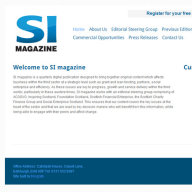 SI Magazine website